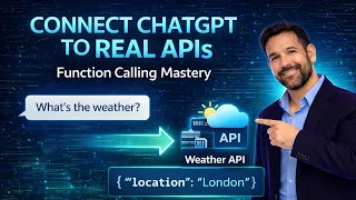 OpenAI Function Calling Tutorial Build a LIVE Weather App with GPT-4 Step-by-Step Guide