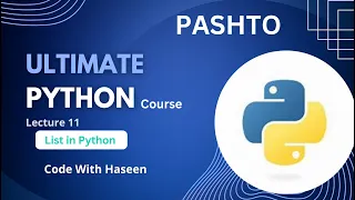List in Python Python Tutorial in Pashto Code With Haseen Lecture 11