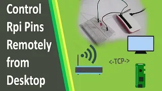 Control Raspberry Pi Pins remotely from Desktop Python TCP Socket Programming
