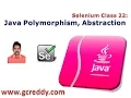 Selenium 22 Java PolyMorphism Abstraction