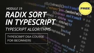 Algorithms - Radix Sort