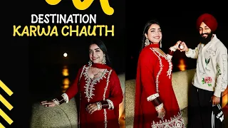 Destination Karwa Chauth On Beach 🏖️| Couple Things 👩❤️👨