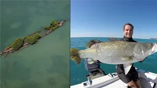 SPEARFISHING BARRAMUNDI, SHIPWRECKS & SECRET WATERFALLS! (B2B Ep: 2)