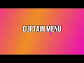 Creating Curtain Menu Using HTML CSS and Javascript Timelapse