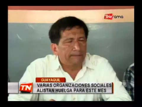 Varias organizaciones sociales alistan huelga para este martes