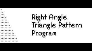Program To Print Right Angle Triangle Pattern CodingMachine Pattern