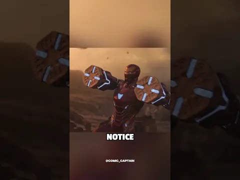 Did You Notice Iron Man's Nanotech? #ironman #tonystark #robertdowneyjr