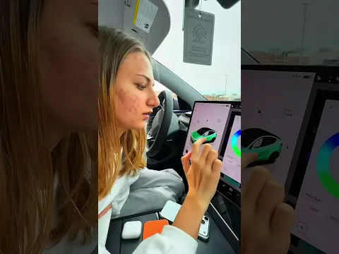 Woman Bought A Color-Changing Tesla