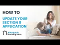 How to Update your Section 8 Application