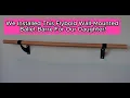 We Installed This Flybold Wall-Mounted Ballet Barre For Our Daughter