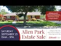 Allen Park Estate Sale Slide show