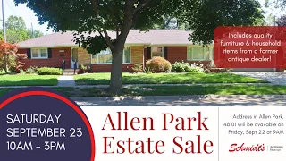 Allen Park Estate Sale Slide show