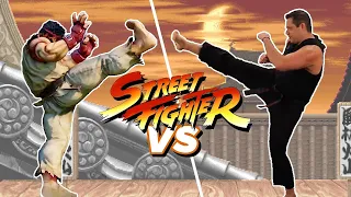 martial arts experts recreate moves from street fighter