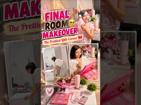 My FINAL Room-Makeover 🎉✨️💯 #astheticroommakeover #middleclassroommakeover #roommakeoverinbudget