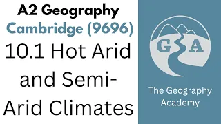10 1 Hot Arid and Semi-Arid Climates - A2 Geography Cambridge 9696