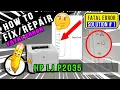 FATAL ERROR - HOW TO HP LASERJET P2035 PRINTER