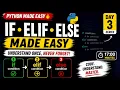 Python If-Else Elif Explained for Beginners Day 3
