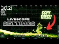Garmin Livescope Settings to Try Start with these