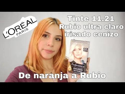 Download MP3 De naranja a Rubio/Loreal 11.21 Rubio Ultra Claro Irisado Cenizo|Saru Makeup ~