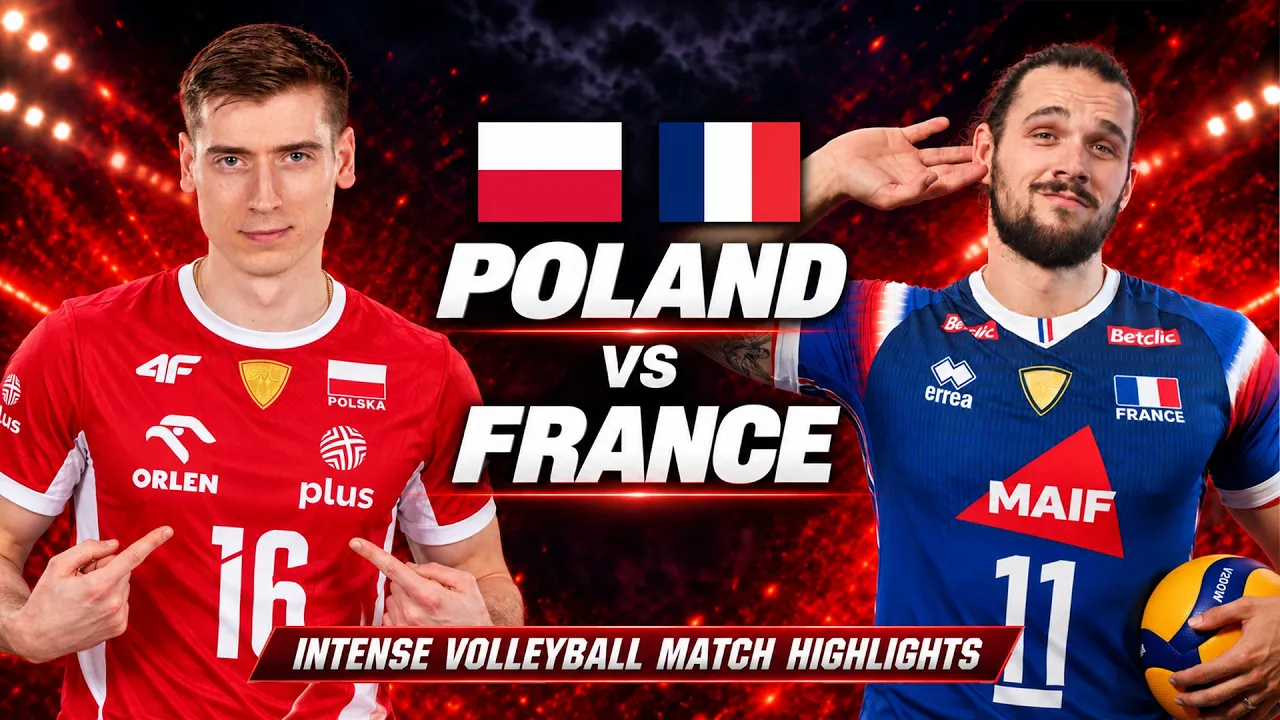 Poland vs France Epic Volleyball Battle Highlights