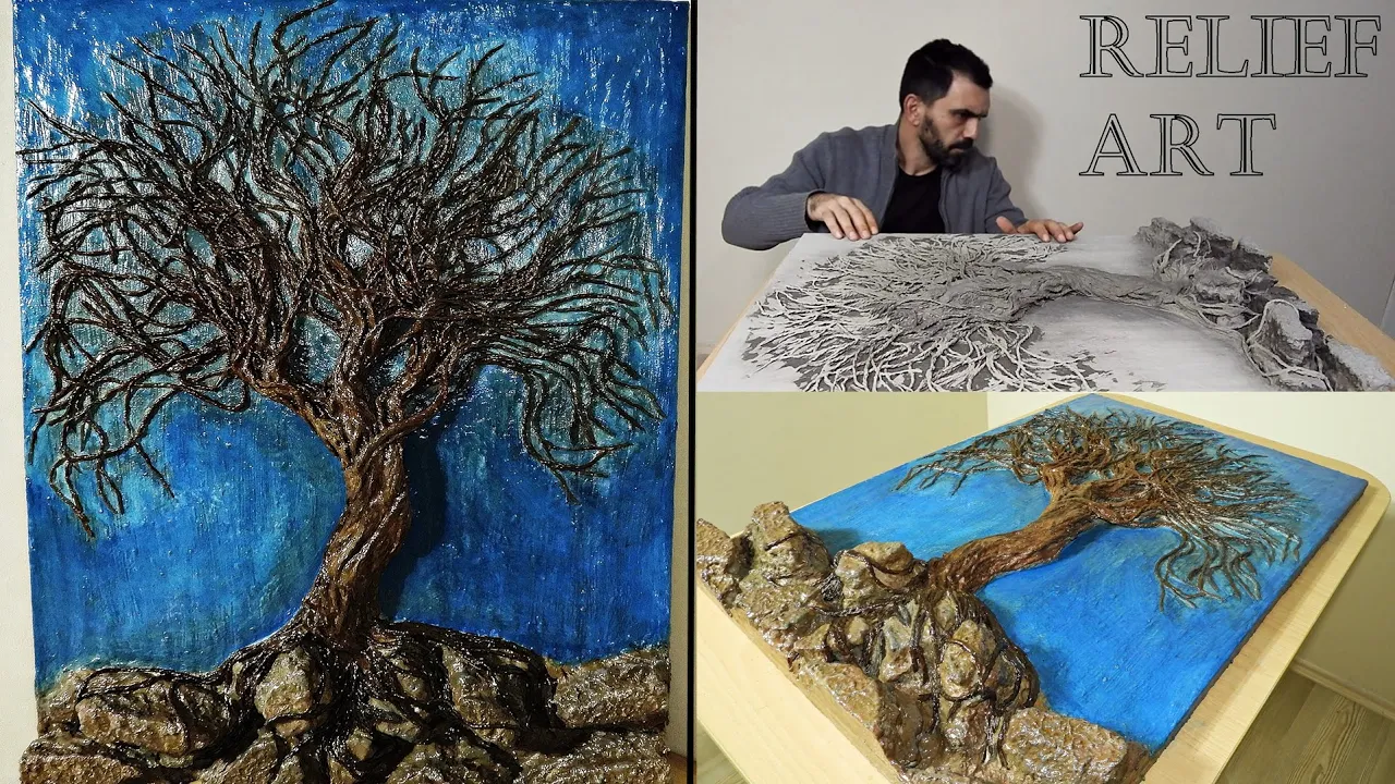 İlginç bir Rölyef çalışması & Kabartma Tablo & Relief Panel