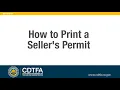 How to Print a Seller s Permit