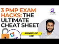 3 PMP Exam Hacks The Ultimate Cheat Sheet