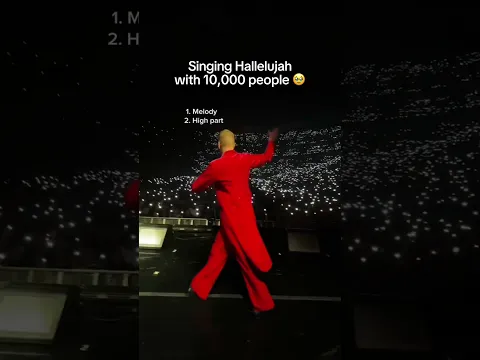 HALLELUJAH WITH 10,000 PEOPLE!! 🥹