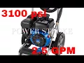 The Power Stroke 3100 PSI Gas Pressure Washer 212cc OHV engine 2 5 GPM