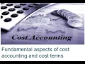 Lesson 4 Fundamental Aspects Of Cost Accounting