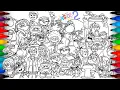 Inside Out 2 Coloring Pages Mix How To Coloring Emotions from Inside Out 2 NCS Music
