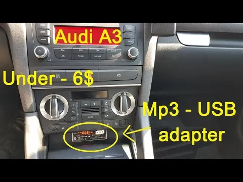 Download MP3 Audi A3 8p - Radio Concert - USB Mp3 Adapter - Install - (under 6$)