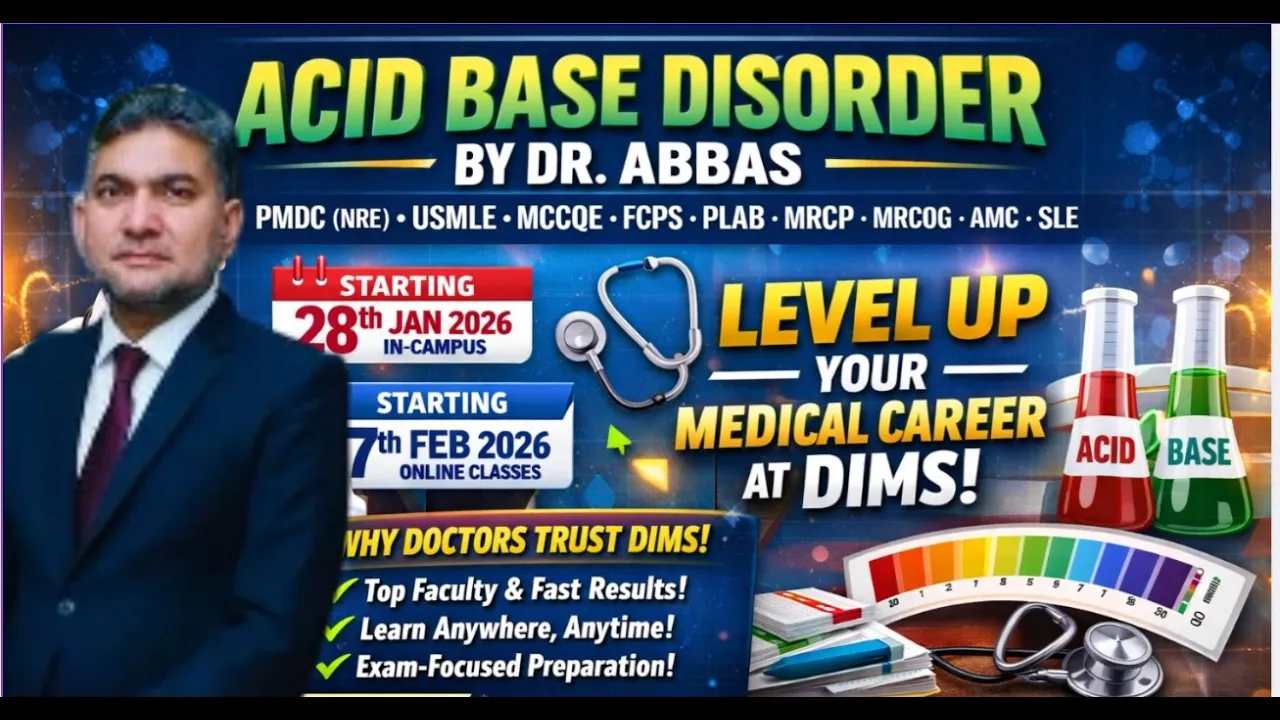 Concept of Acid Base Disorder made easy By Dr. Abbas DIMS | Part 1
