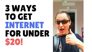 3 Ways to get Internet for under 20