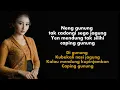 Caping Gunung - Lirik dan artinya