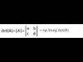 Determinant of 2x2 Matrix in python using NumPy
