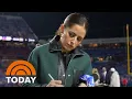 What s it like to report from the NFL sidelines Get an inside look