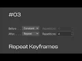 Cinema 4D Quick Tip - Repeat Keyframes