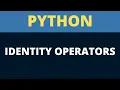 Tutorial Python Identity Operators