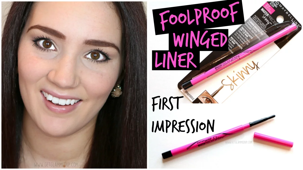 Eyeliner Tutorial for Beginners:Gentle Winged eyeliner with Eyeliner Pencil, Gel and Liquid Eyeliner. 