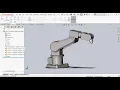 SolidWorks part 60 How to design DOF robot arm design