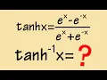tanh -1 x Inverse hyperbolic tangent