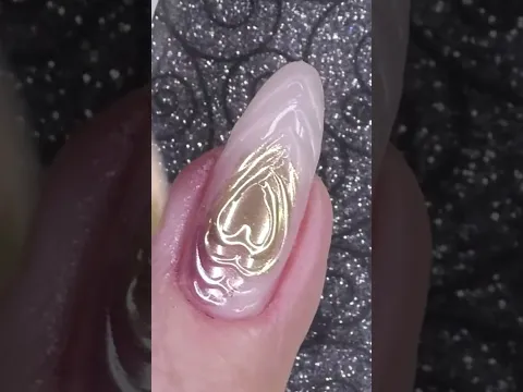 Glamorous Rose Gold Nail Art 2026 ▶ #nailart #shorts #nails