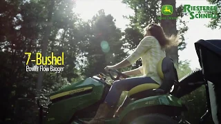 John Deere X394 with 7-Bushel Power Flow Bagger