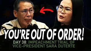 Day 38: VP Sara Duterte Impeachment Trial (Part 6) Sheila Sison vs Chel Diokno nagkainitan na naman!