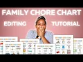 Simplify Your Routine How to Edit Your Visual Chore Chart Templates