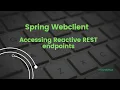 Spring WebFlux - Part 2 Accessing Reactive REST endpoints