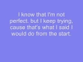 Perfect - Hedley (lyrics!)