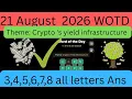 Binance Word of the Day today Correct answer Theme Crypto s Yield Infrastructure