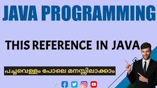 This Keyword in java Java Programming Malayalam Tutorial